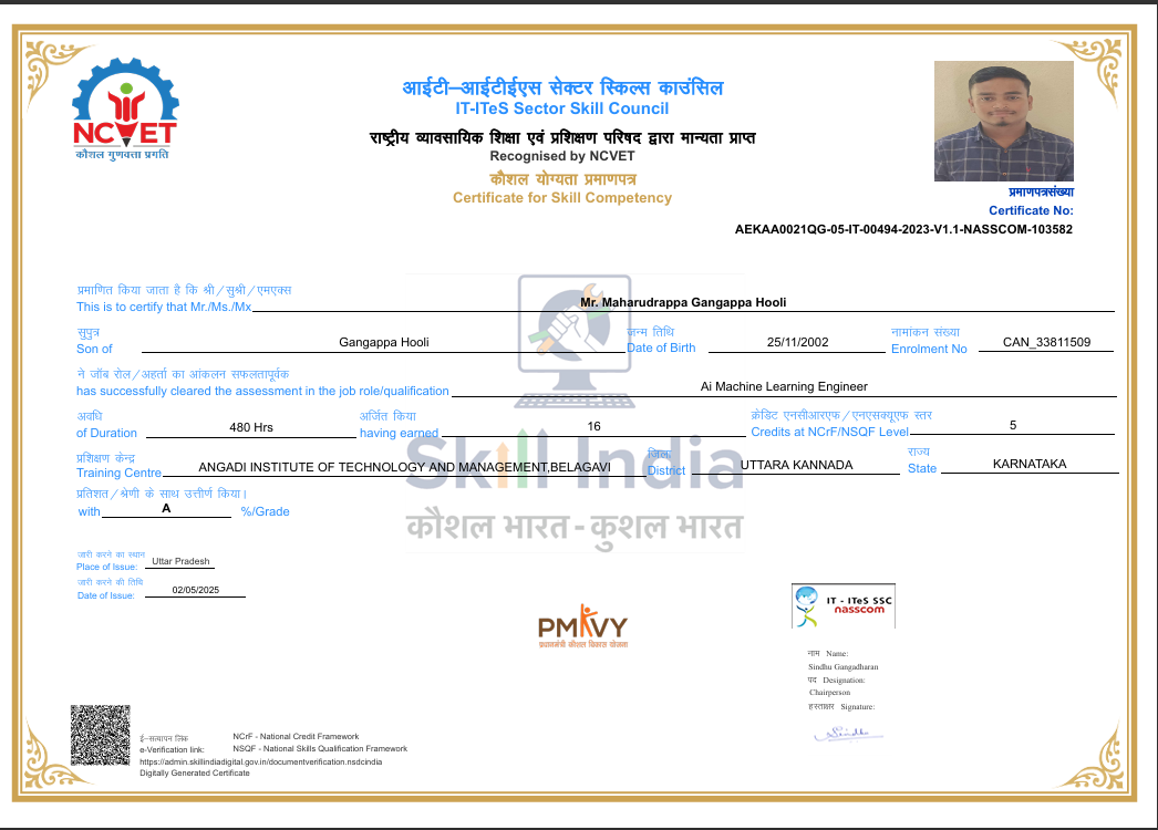Certificate 2